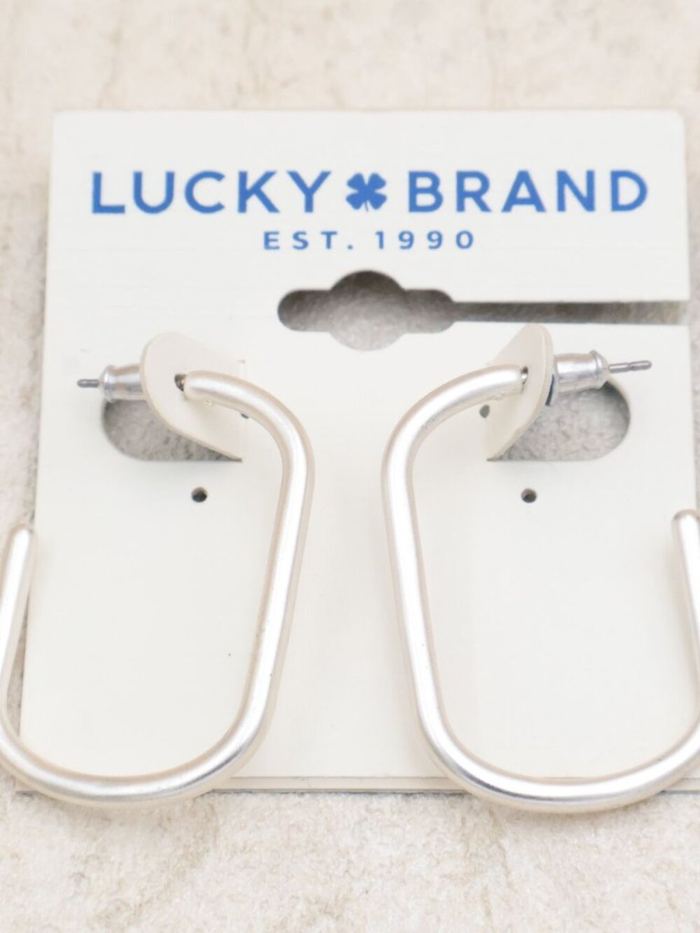 Lucky Brand Silver Hoop Earrings